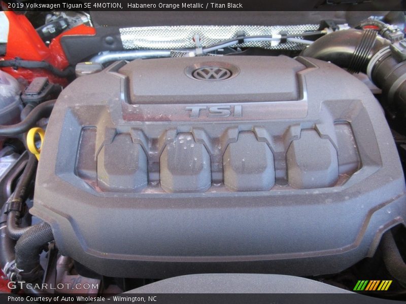 Habanero Orange Metallic / Titan Black 2019 Volkswagen Tiguan SE 4MOTION