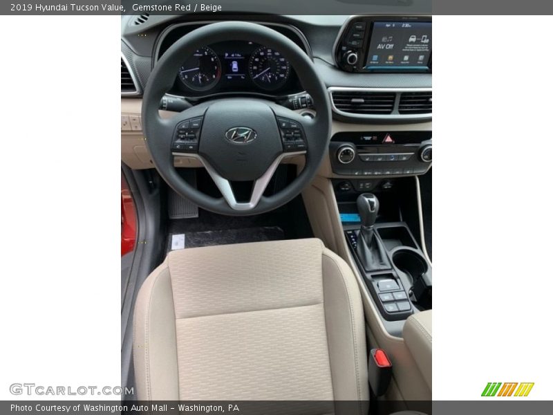 Gemstone Red / Beige 2019 Hyundai Tucson Value