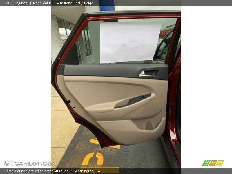 Gemstone Red / Beige 2019 Hyundai Tucson Value