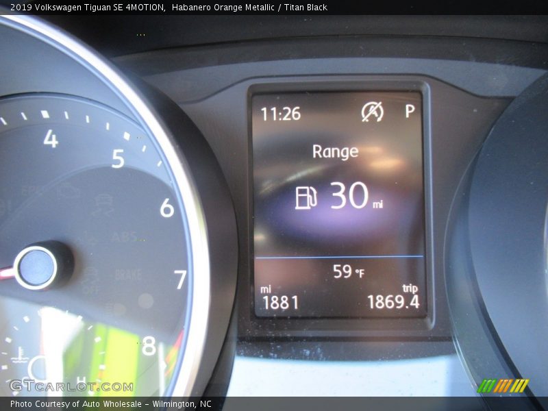 Habanero Orange Metallic / Titan Black 2019 Volkswagen Tiguan SE 4MOTION