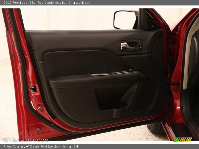 Red Candy Metallic / Charcoal Black 2012 Ford Fusion SEL