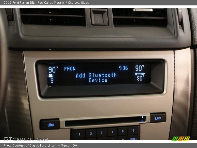 Red Candy Metallic / Charcoal Black 2012 Ford Fusion SEL