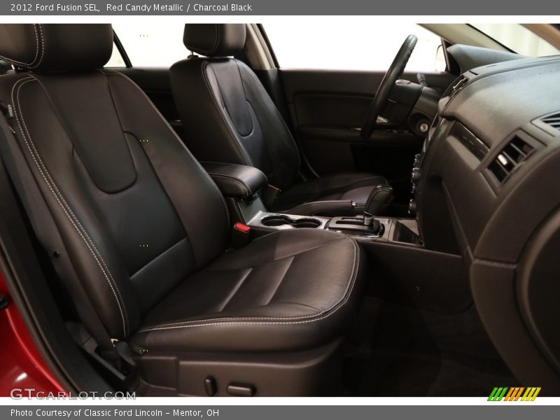 Red Candy Metallic / Charcoal Black 2012 Ford Fusion SEL