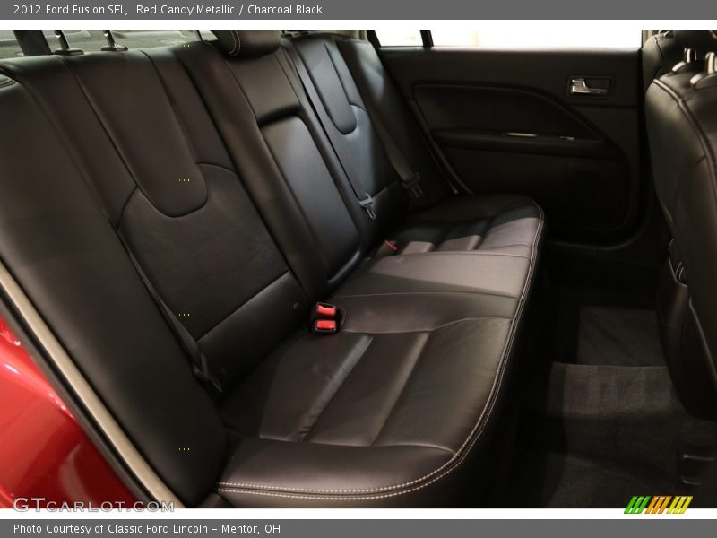 Red Candy Metallic / Charcoal Black 2012 Ford Fusion SEL