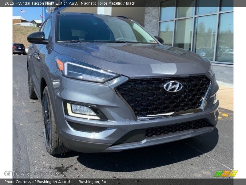 Magnetic Force Metallic / Black 2019 Hyundai Tucson Night Edition AWD