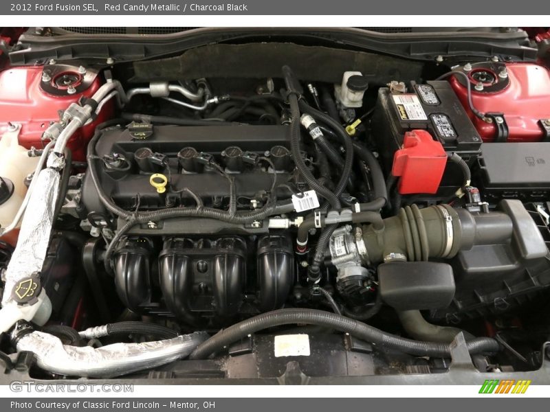 Red Candy Metallic / Charcoal Black 2012 Ford Fusion SEL