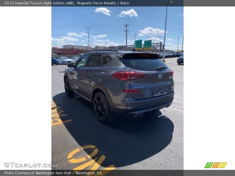 Magnetic Force Metallic / Black 2019 Hyundai Tucson Night Edition AWD
