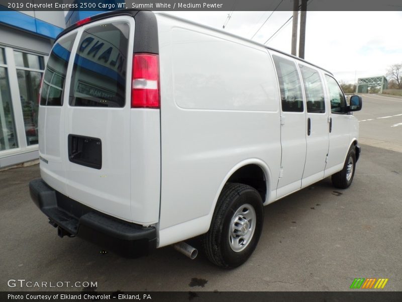 Summit White / Medium Pewter 2019 Chevrolet Express 2500 Cargo WT