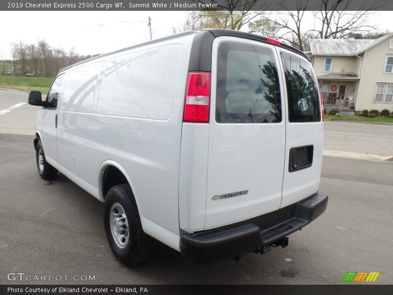 Summit White / Medium Pewter 2019 Chevrolet Express 2500 Cargo WT