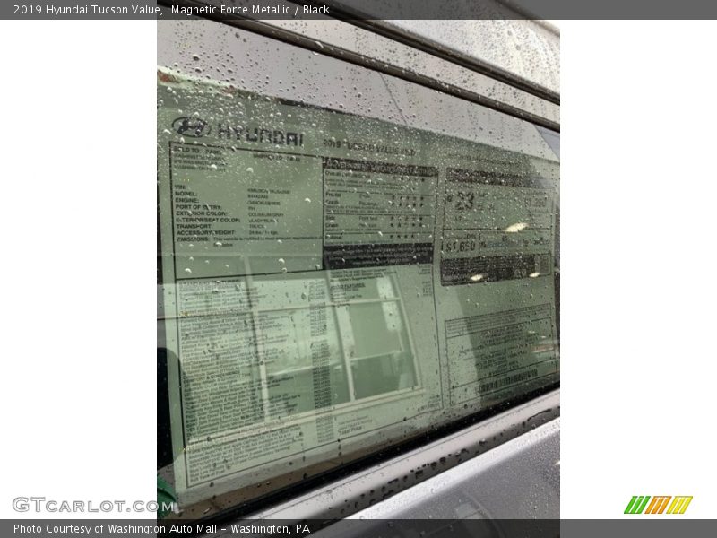 Magnetic Force Metallic / Black 2019 Hyundai Tucson Value
