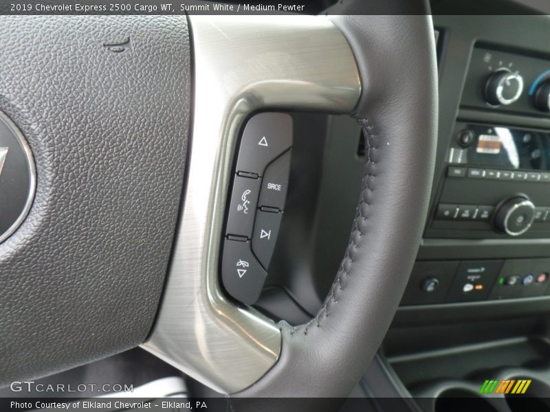 Summit White / Medium Pewter 2019 Chevrolet Express 2500 Cargo WT