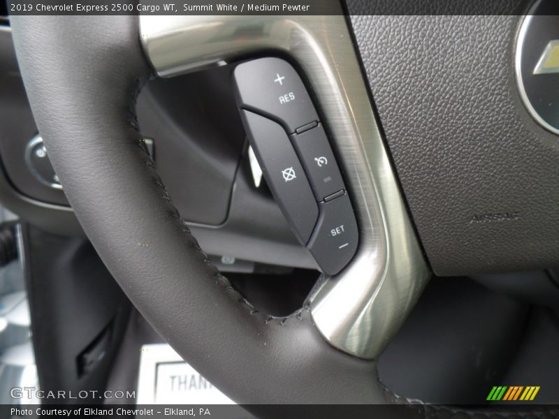 Summit White / Medium Pewter 2019 Chevrolet Express 2500 Cargo WT