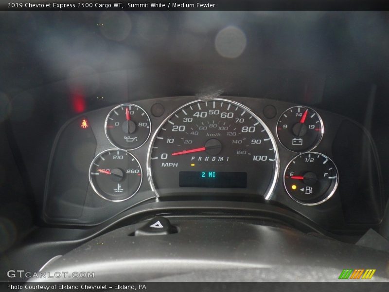 Summit White / Medium Pewter 2019 Chevrolet Express 2500 Cargo WT