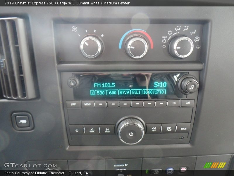 Summit White / Medium Pewter 2019 Chevrolet Express 2500 Cargo WT