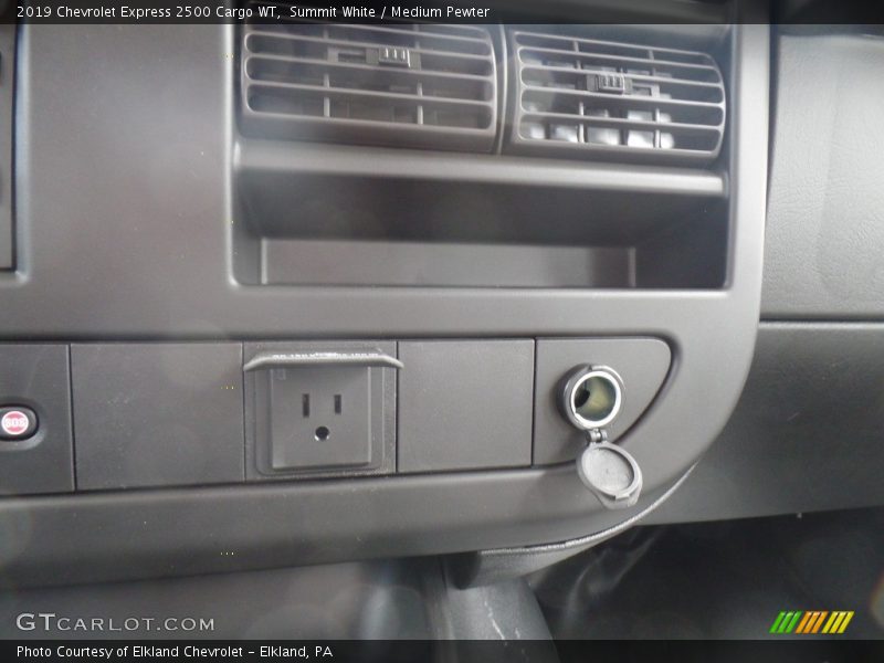 Summit White / Medium Pewter 2019 Chevrolet Express 2500 Cargo WT