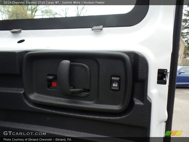 Summit White / Medium Pewter 2019 Chevrolet Express 2500 Cargo WT