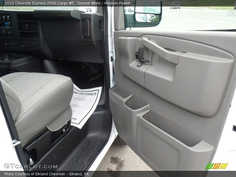 Summit White / Medium Pewter 2019 Chevrolet Express 2500 Cargo WT