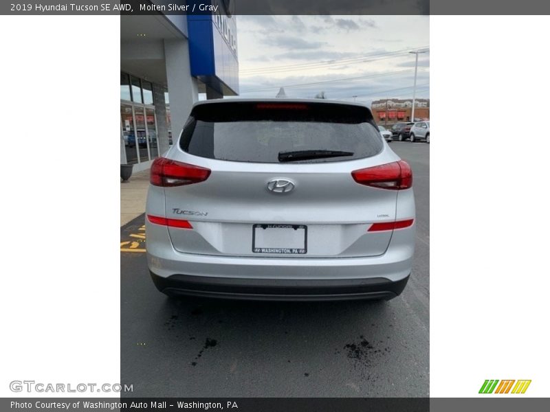 Molten Silver / Gray 2019 Hyundai Tucson SE AWD