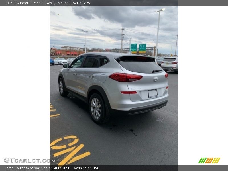 Molten Silver / Gray 2019 Hyundai Tucson SE AWD