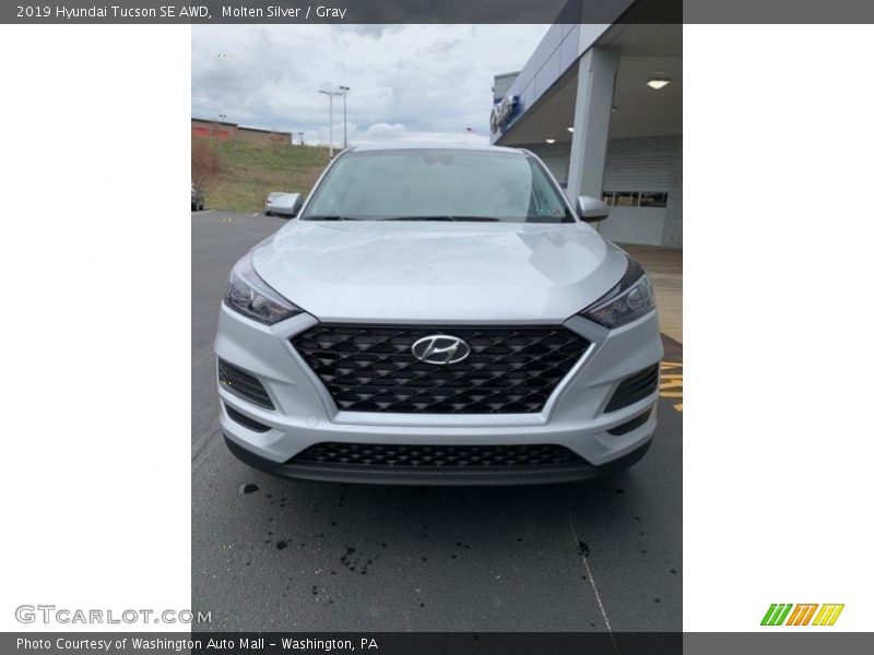 Molten Silver / Gray 2019 Hyundai Tucson SE AWD