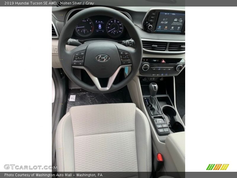 Molten Silver / Gray 2019 Hyundai Tucson SE AWD