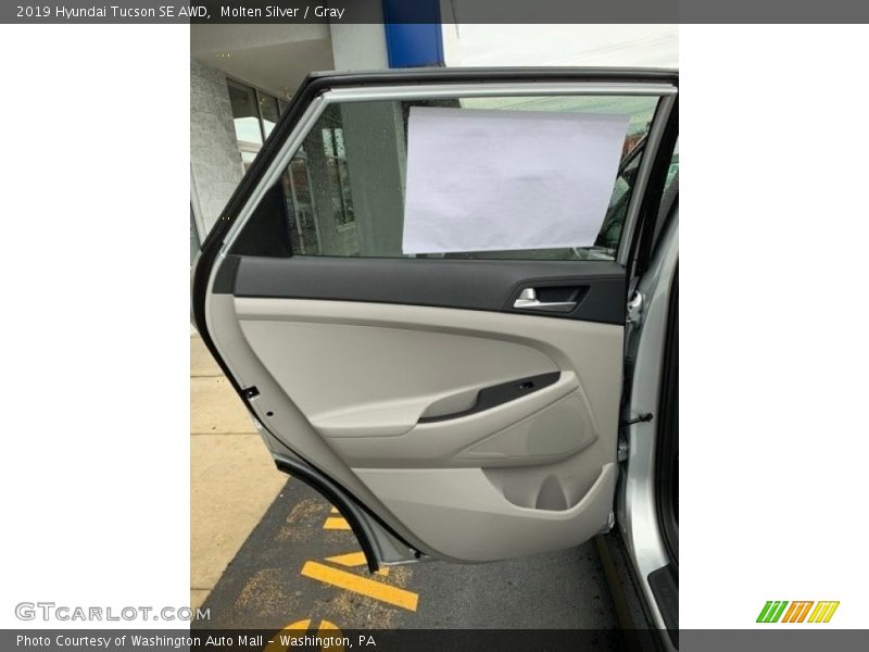 Molten Silver / Gray 2019 Hyundai Tucson SE AWD