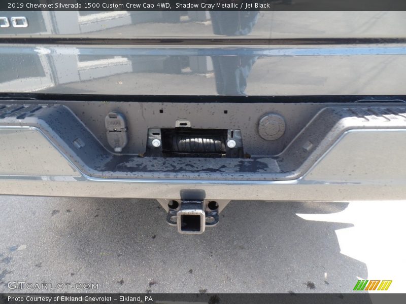 Shadow Gray Metallic / Jet Black 2019 Chevrolet Silverado 1500 Custom Crew Cab 4WD