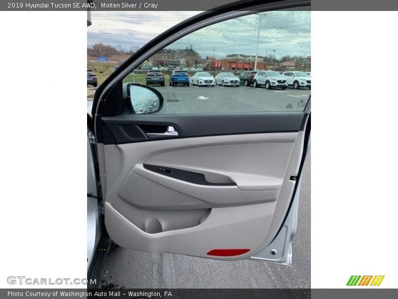 Molten Silver / Gray 2019 Hyundai Tucson SE AWD