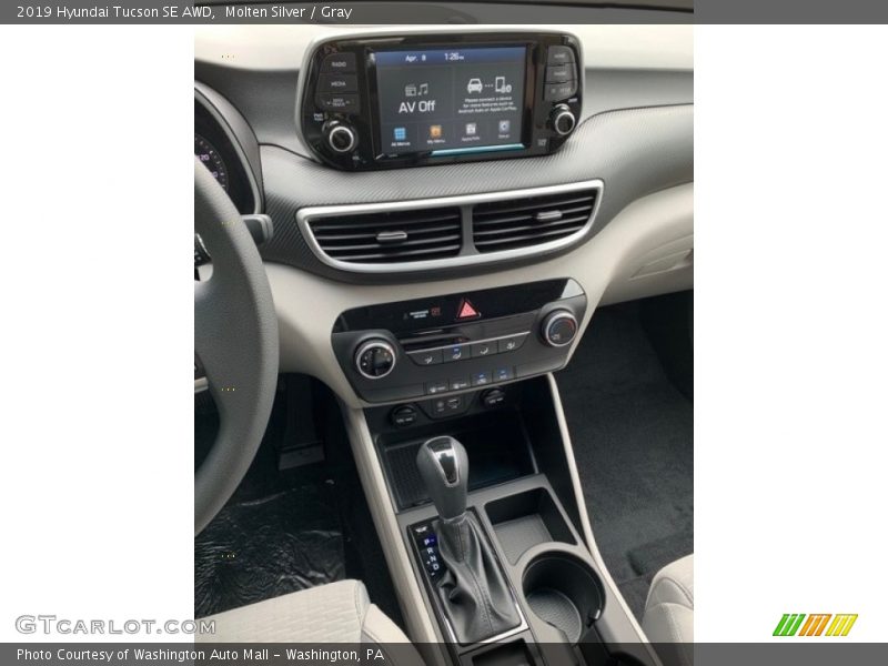 Molten Silver / Gray 2019 Hyundai Tucson SE AWD