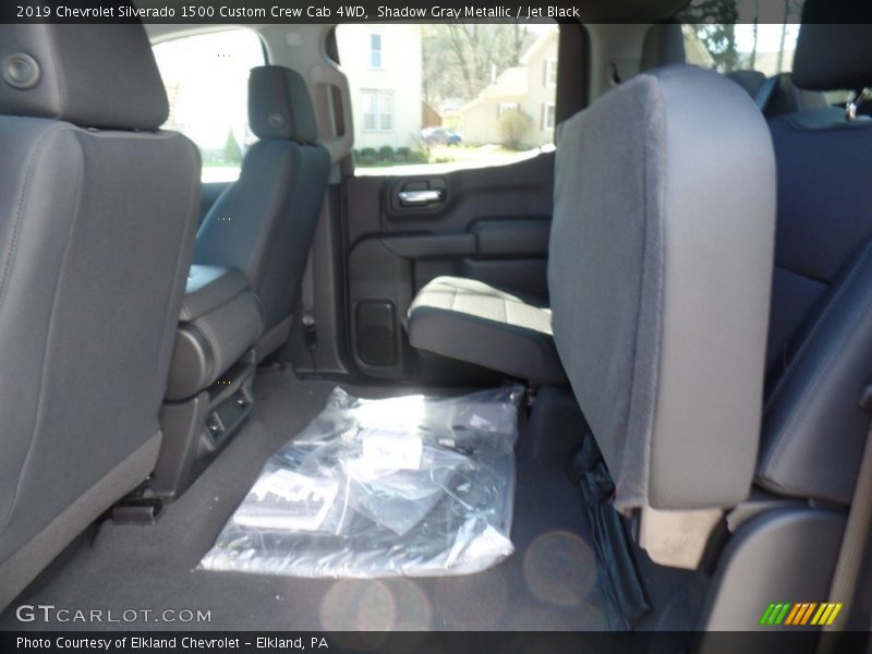 Shadow Gray Metallic / Jet Black 2019 Chevrolet Silverado 1500 Custom Crew Cab 4WD