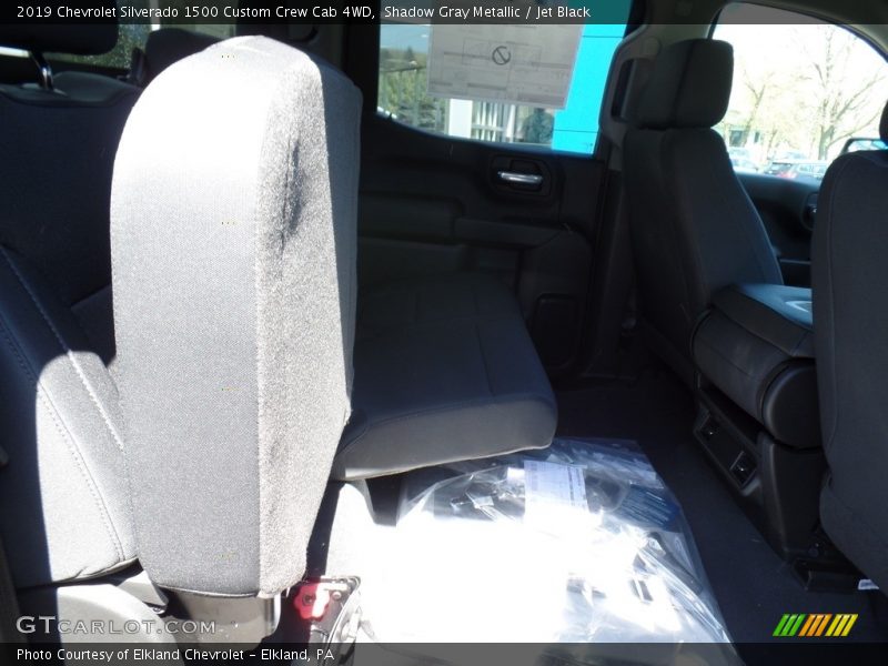 Shadow Gray Metallic / Jet Black 2019 Chevrolet Silverado 1500 Custom Crew Cab 4WD