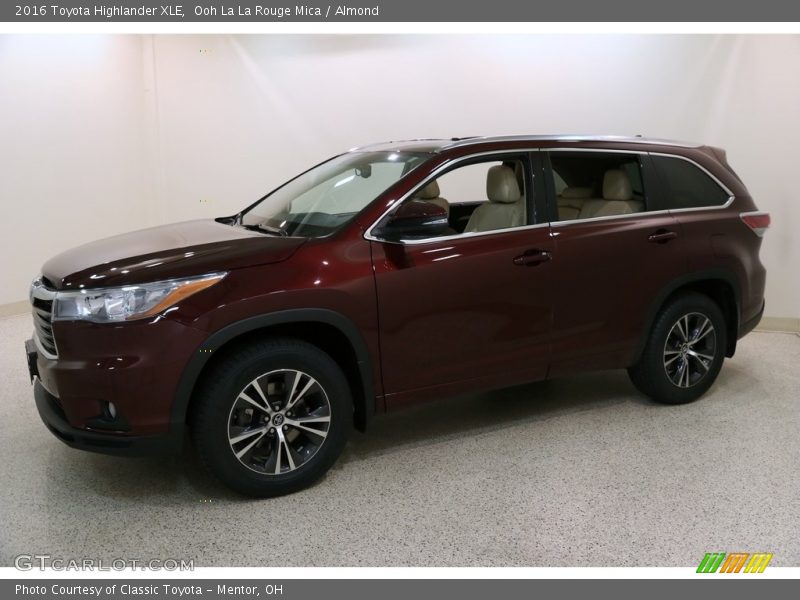 Ooh La La Rouge Mica / Almond 2016 Toyota Highlander XLE
