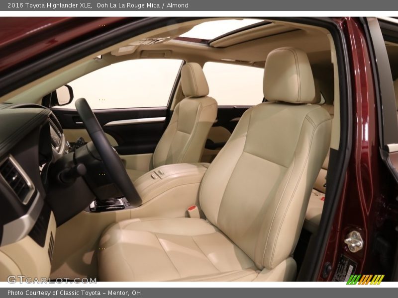 Ooh La La Rouge Mica / Almond 2016 Toyota Highlander XLE