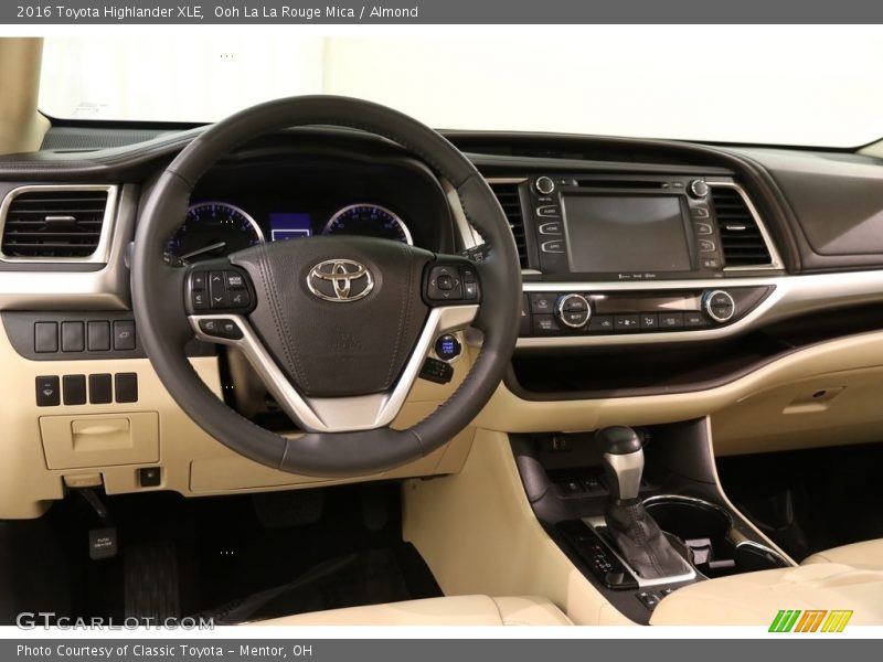 Ooh La La Rouge Mica / Almond 2016 Toyota Highlander XLE