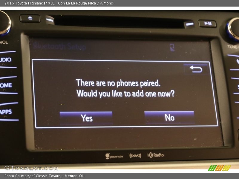 Ooh La La Rouge Mica / Almond 2016 Toyota Highlander XLE