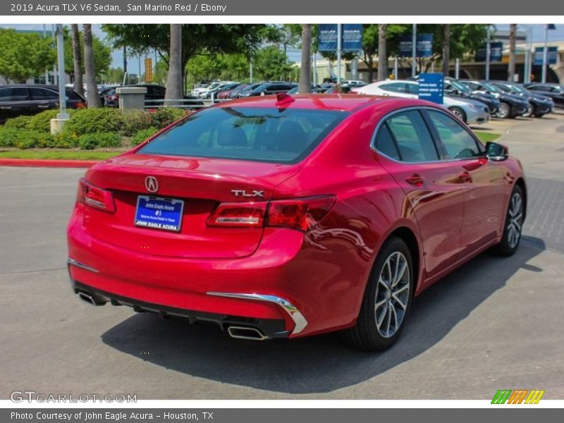 San Marino Red / Ebony 2019 Acura TLX V6 Sedan