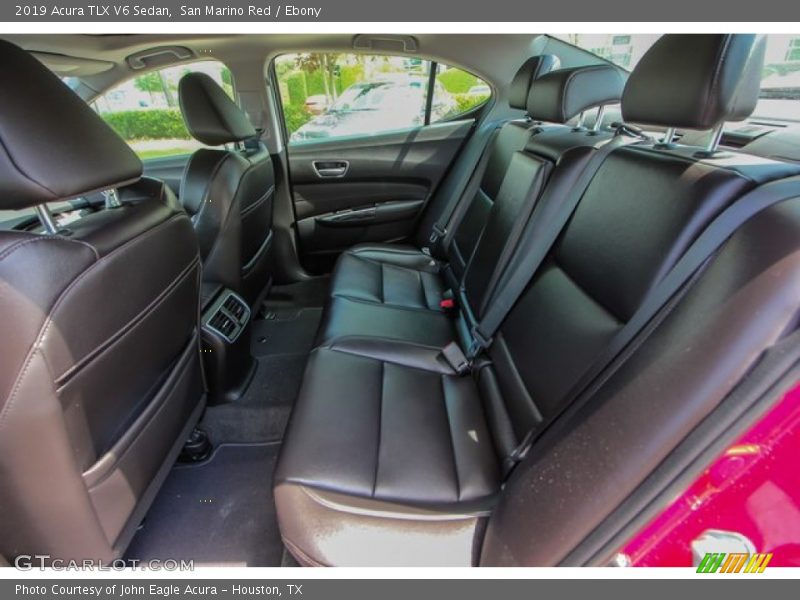 San Marino Red / Ebony 2019 Acura TLX V6 Sedan