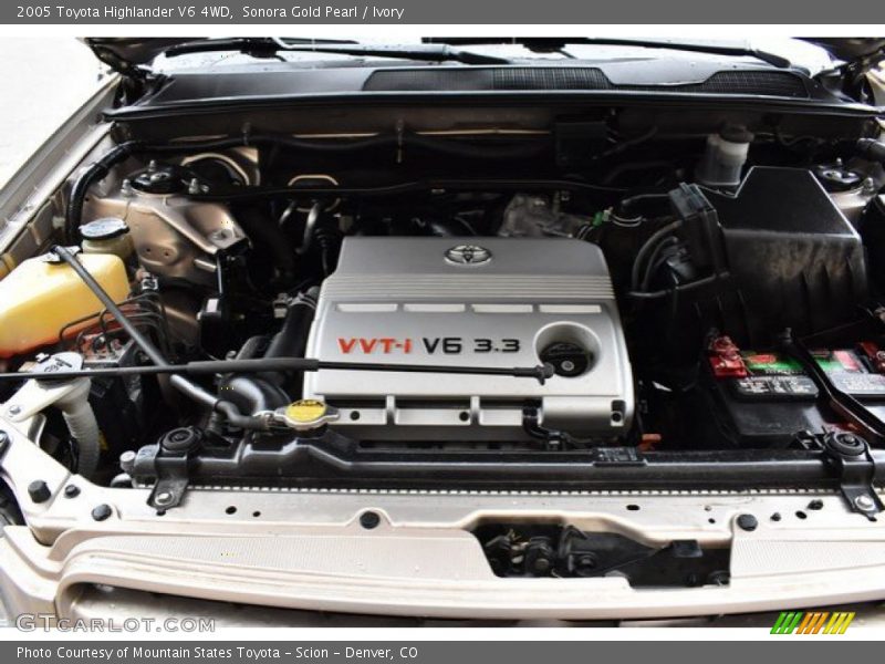 Sonora Gold Pearl / Ivory 2005 Toyota Highlander V6 4WD
