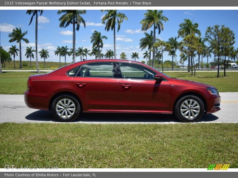 Fortana Red Metallic / Titan Black 2015 Volkswagen Passat Wolfsburg Edition Sedan