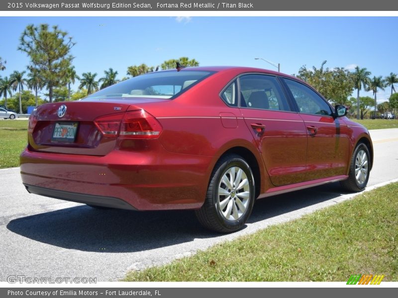Fortana Red Metallic / Titan Black 2015 Volkswagen Passat Wolfsburg Edition Sedan