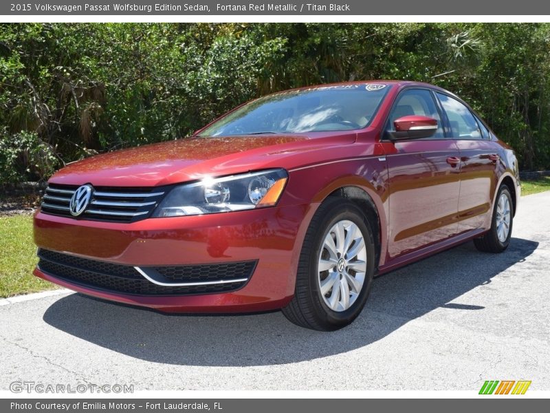 Fortana Red Metallic / Titan Black 2015 Volkswagen Passat Wolfsburg Edition Sedan
