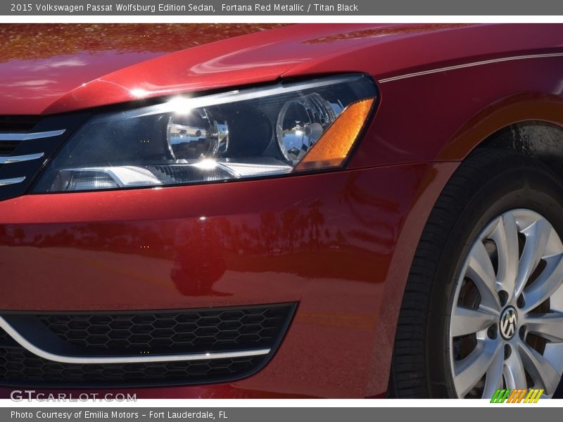 Fortana Red Metallic / Titan Black 2015 Volkswagen Passat Wolfsburg Edition Sedan