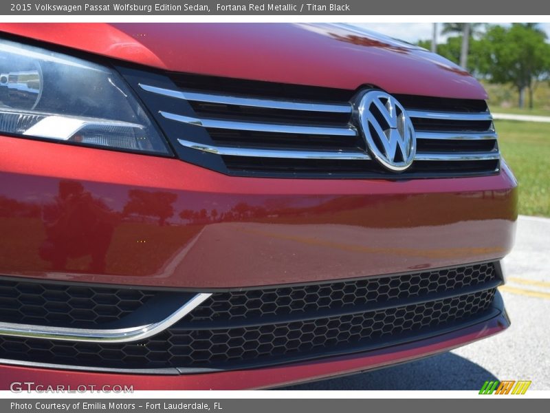 Fortana Red Metallic / Titan Black 2015 Volkswagen Passat Wolfsburg Edition Sedan