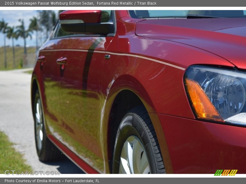 Fortana Red Metallic / Titan Black 2015 Volkswagen Passat Wolfsburg Edition Sedan