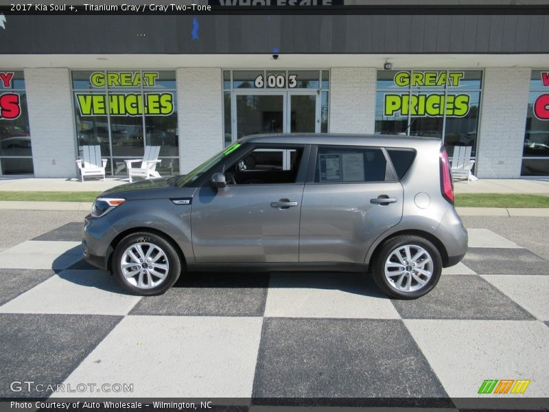 Titanium Gray / Gray Two-Tone 2017 Kia Soul +