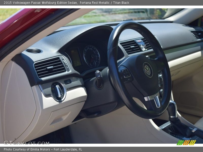 Fortana Red Metallic / Titan Black 2015 Volkswagen Passat Wolfsburg Edition Sedan