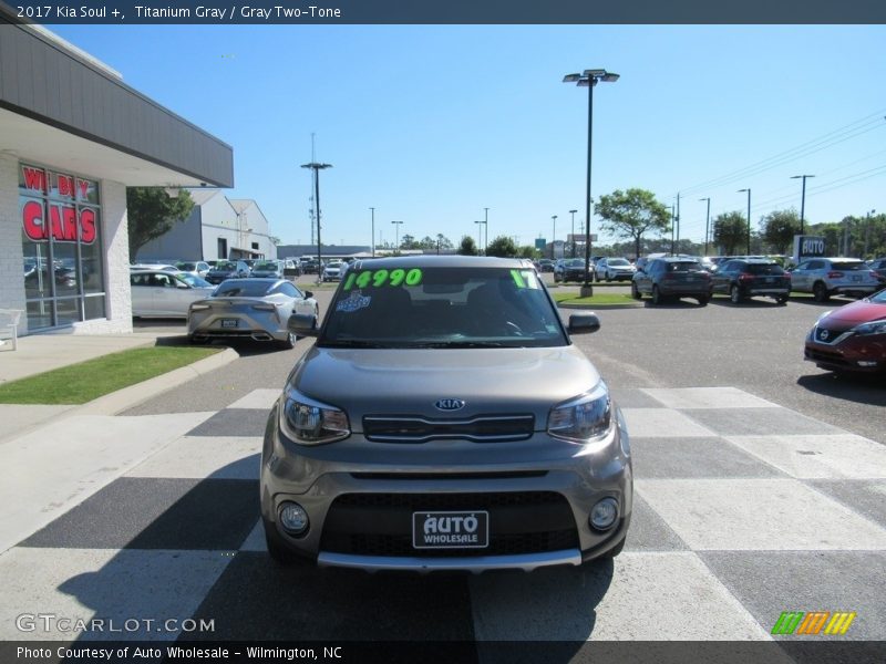 Titanium Gray / Gray Two-Tone 2017 Kia Soul +