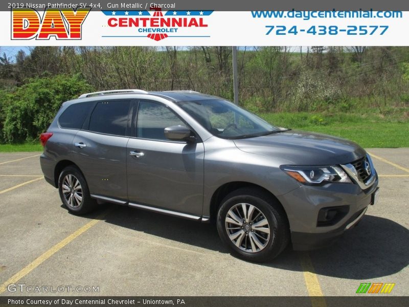 Gun Metallic / Charcoal 2019 Nissan Pathfinder SV 4x4