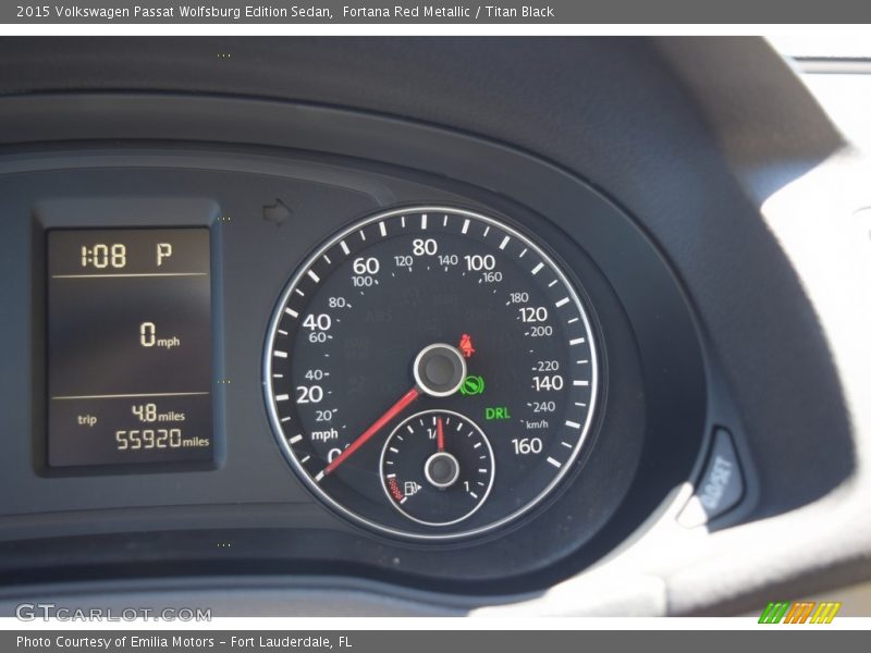 Fortana Red Metallic / Titan Black 2015 Volkswagen Passat Wolfsburg Edition Sedan
