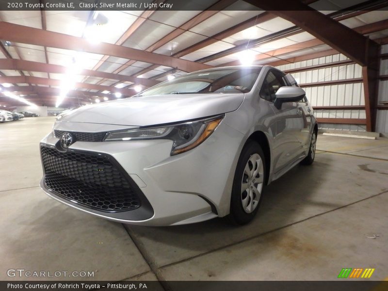 Classic Silver Metallic / Light Gray 2020 Toyota Corolla LE